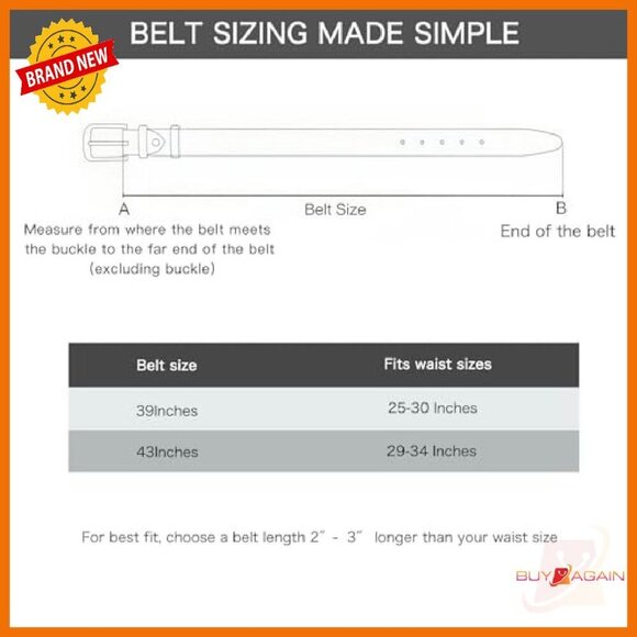 Luxury PU Leather Belt for Women - Dress & Jeans - Classic Metal Buckle